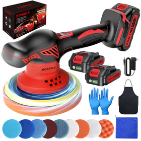 SOARFLY front view showing compact polisher and easy grip benefit