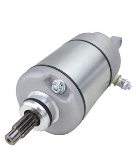 Soarider starter side label and terminals displaying voltage and specs