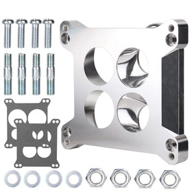 SOASEMBE front view of adapter plate showing bolt pattern and fit benefits