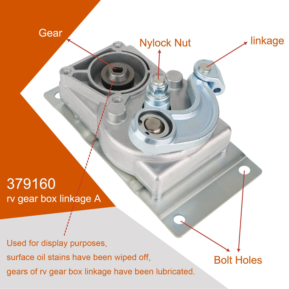 Sobalai step motor mount detail showing bolt holes that match OEM