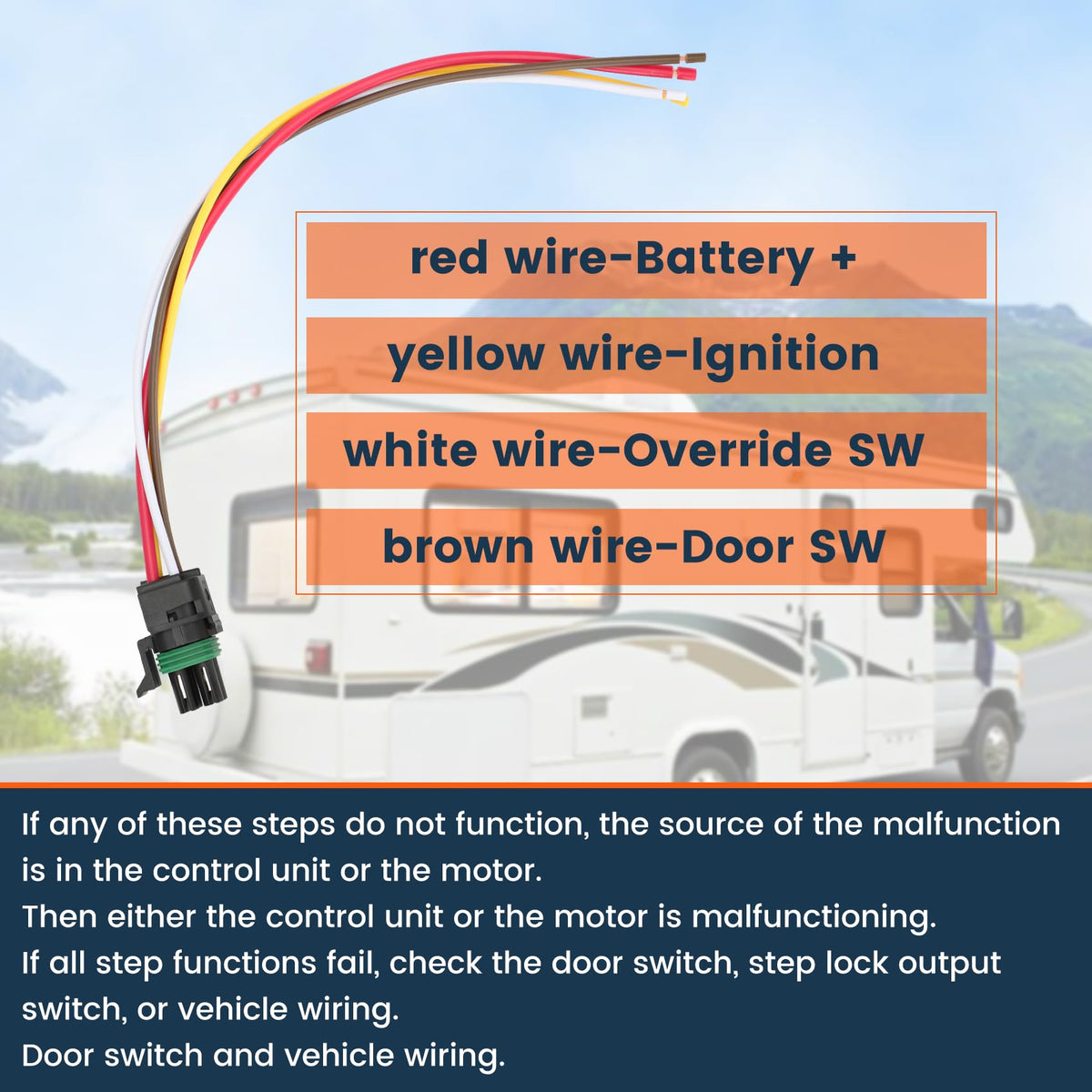 Sobalai wired door sensor pair placed ready to mount for automatic step activation
