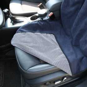 SOBONITO seat cover installed with athlete sitting and keeping seat dry