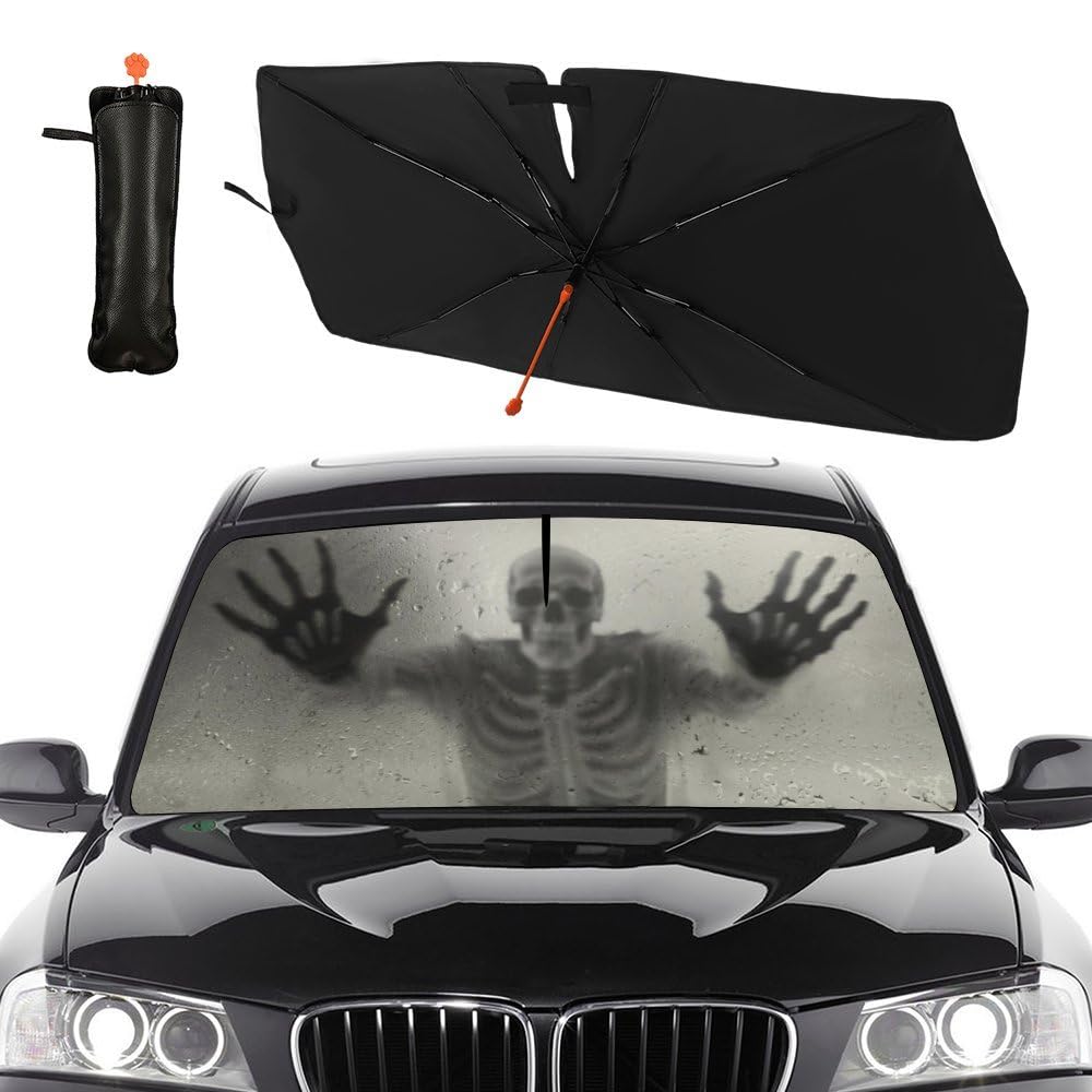 Socira ghost skull front view showing full windshield coverage and bold design