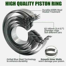 Socpuro labeled compressor bands arrayed for fast size selection