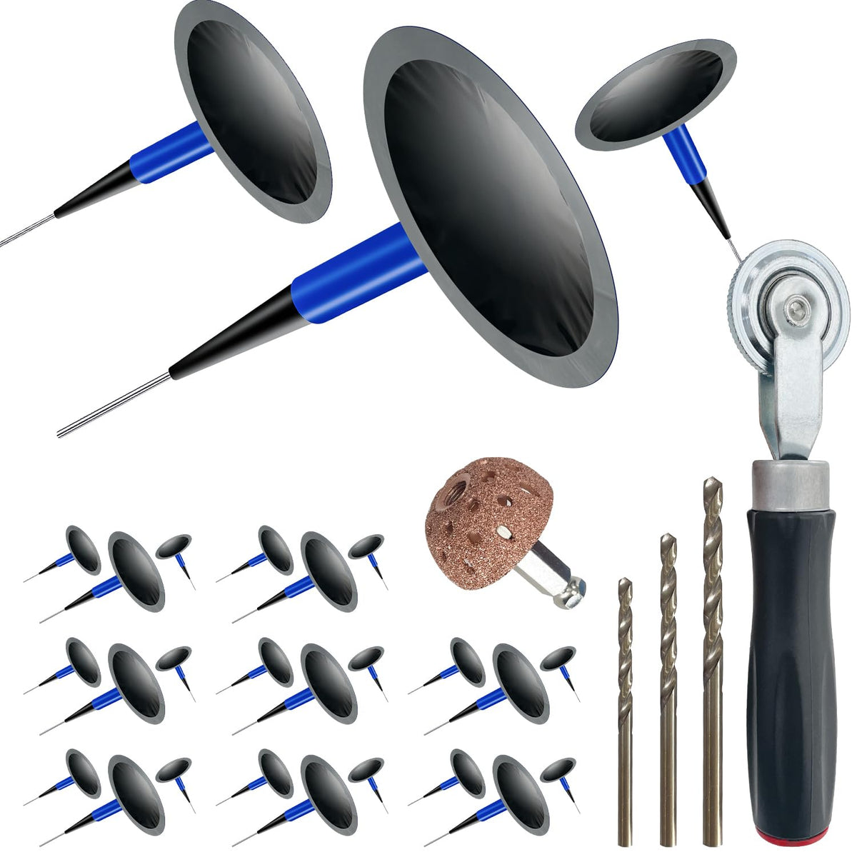 Socpuro kit front view showing all components for easy roadside repairs