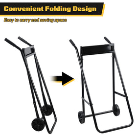 SOCROTO folded for storage showing compact footprint and transport convenience benefit