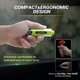 SodaRide two-pack stored in glovebox illustrating dual-location readiness