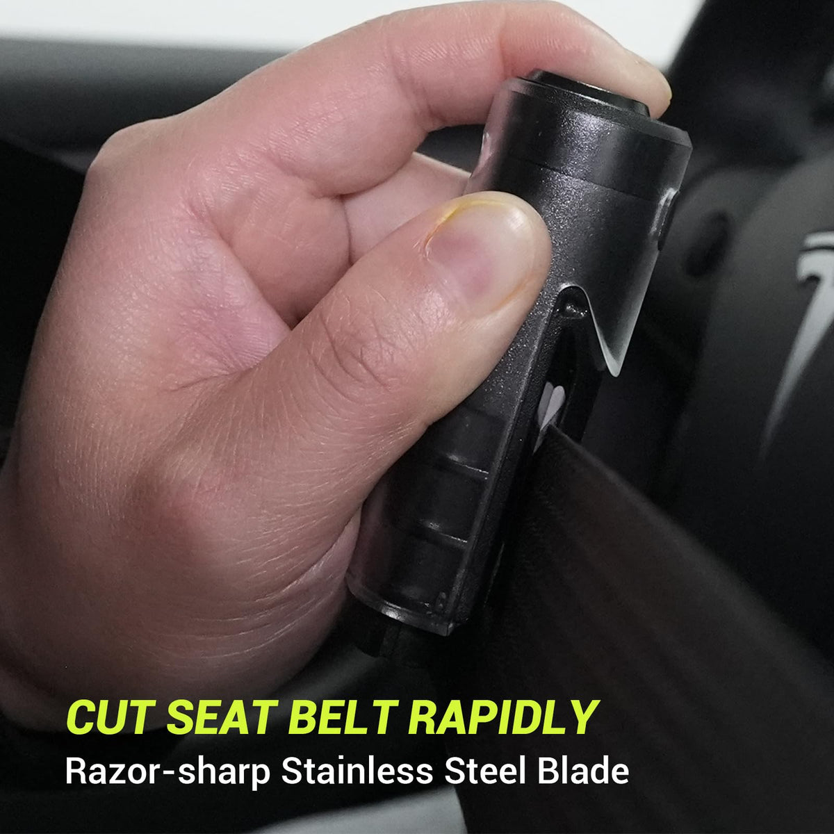 SodaRide flashlight strobe in use providing visible signaling for rescuers