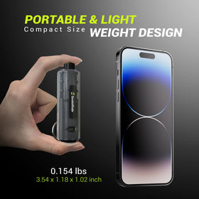 SodaRide side profile emphasizing ergonomic grip for confident one-handed operation