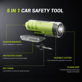 SodaRide illuminated strobe mode at night signaling rescuers with bright attention‑getting light