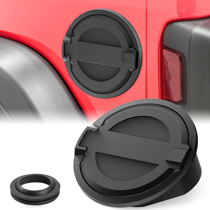SOENBOO front view of fuel filler door showing fit and styling benefit