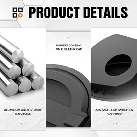 SOENBOO side profile showing matte-black finish for corrosion resistance