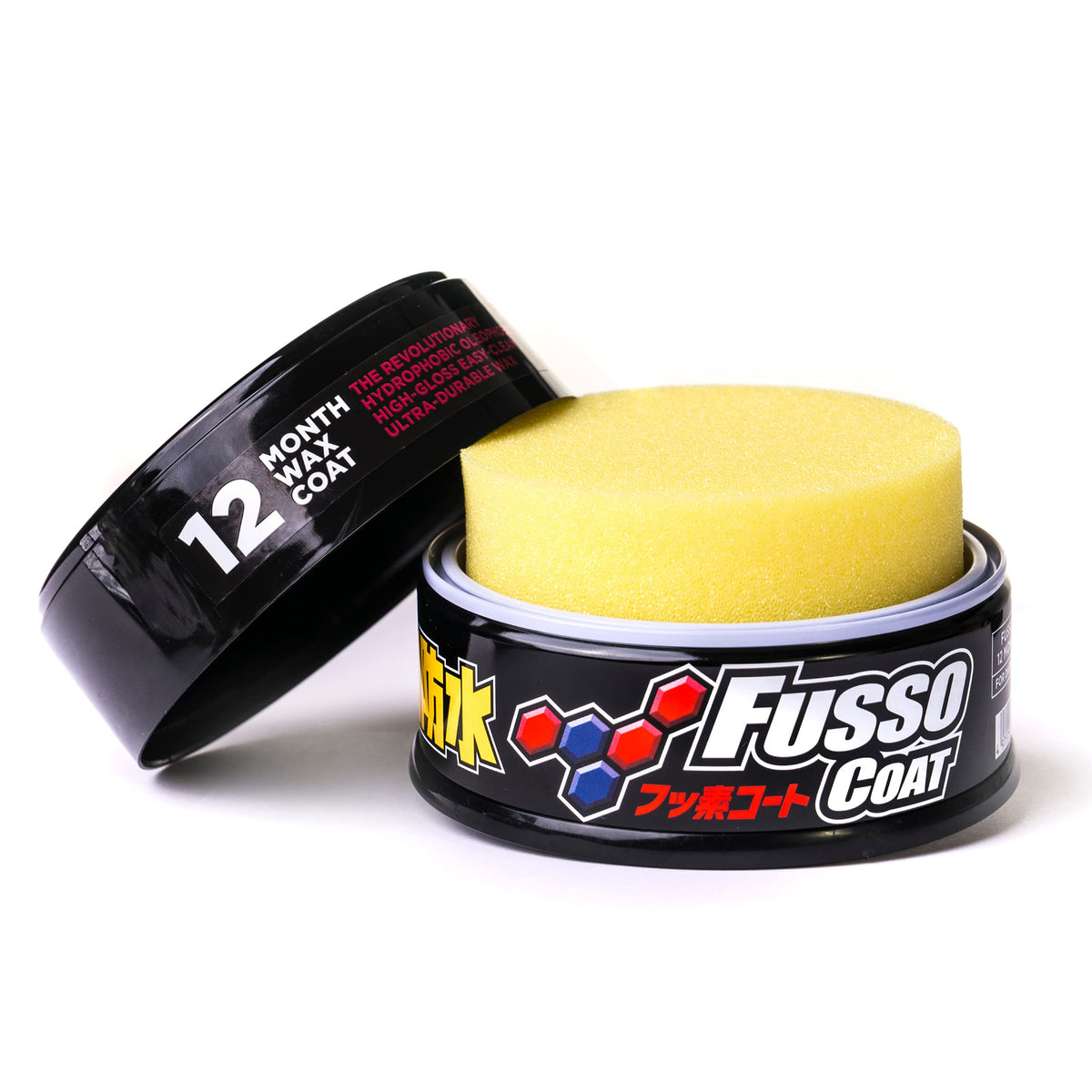 SOFT99 included applicator sponge displayed for easy, even application