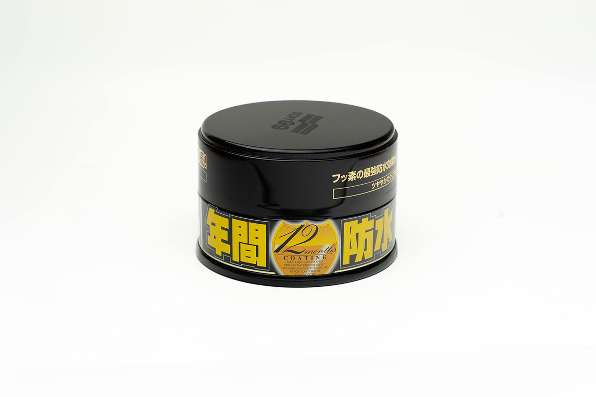 SOFT99 paste texture close-up showing smooth formula for uniform coverage