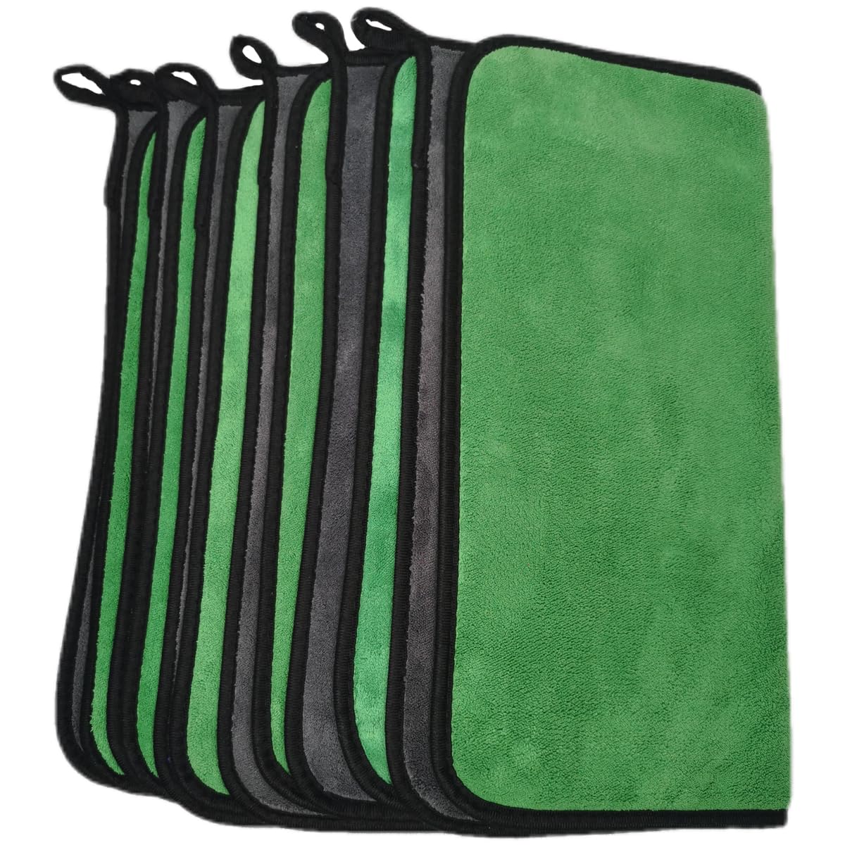 SOFTBATFY close-up of 800GSM microfiber loops for superior absorption