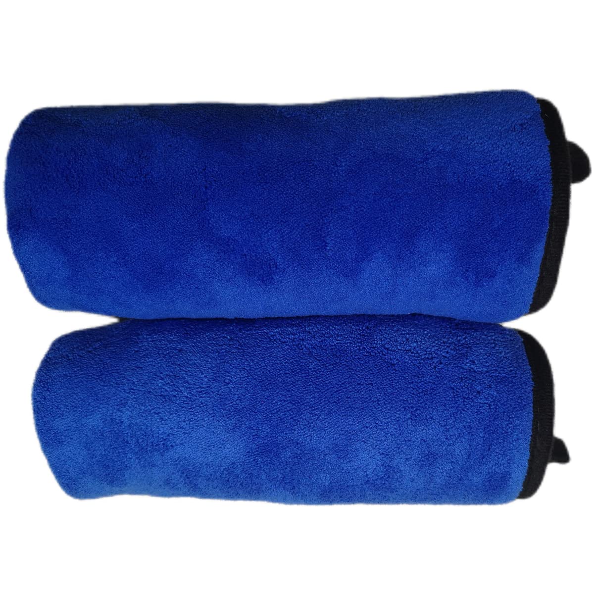 SOFTBATFY folded towels beside ruler showing 16x16 inch size convenience