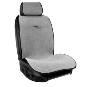 Sojoy front seat cover full view showing clean protection and comfort