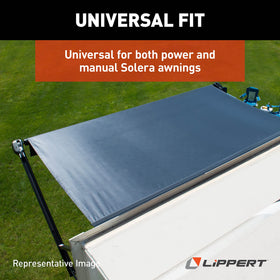 Solera black finish texture emphasizing weather-resistant exterior protection