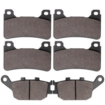 SOLLON front and rear pads packaging showing fitment and benefits