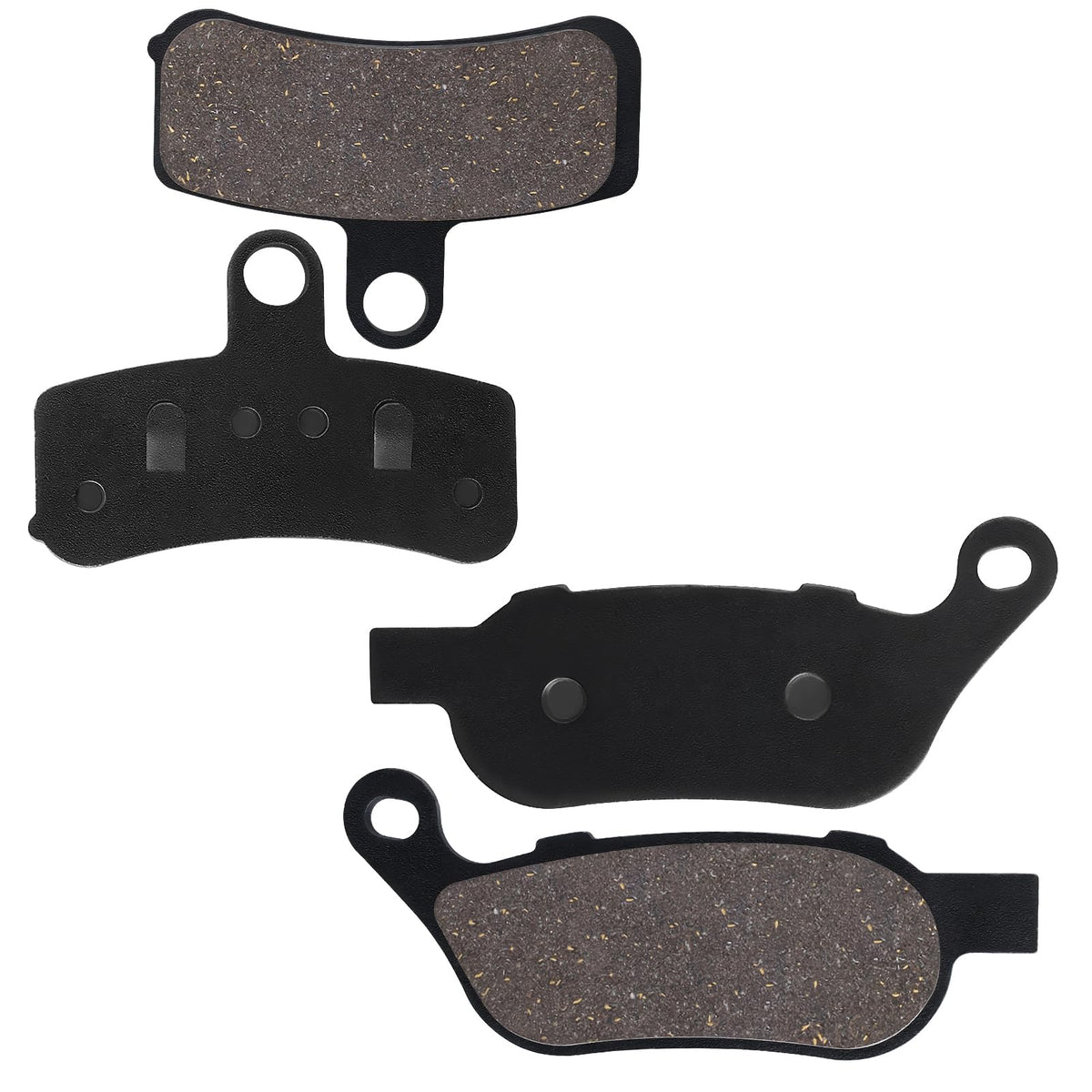 SOLLON front brake pad close-up showing precise fit and improved stopping