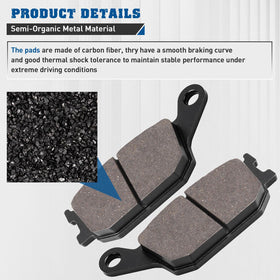 SOLLON pads on sportbike riding scene showing confident braking performance