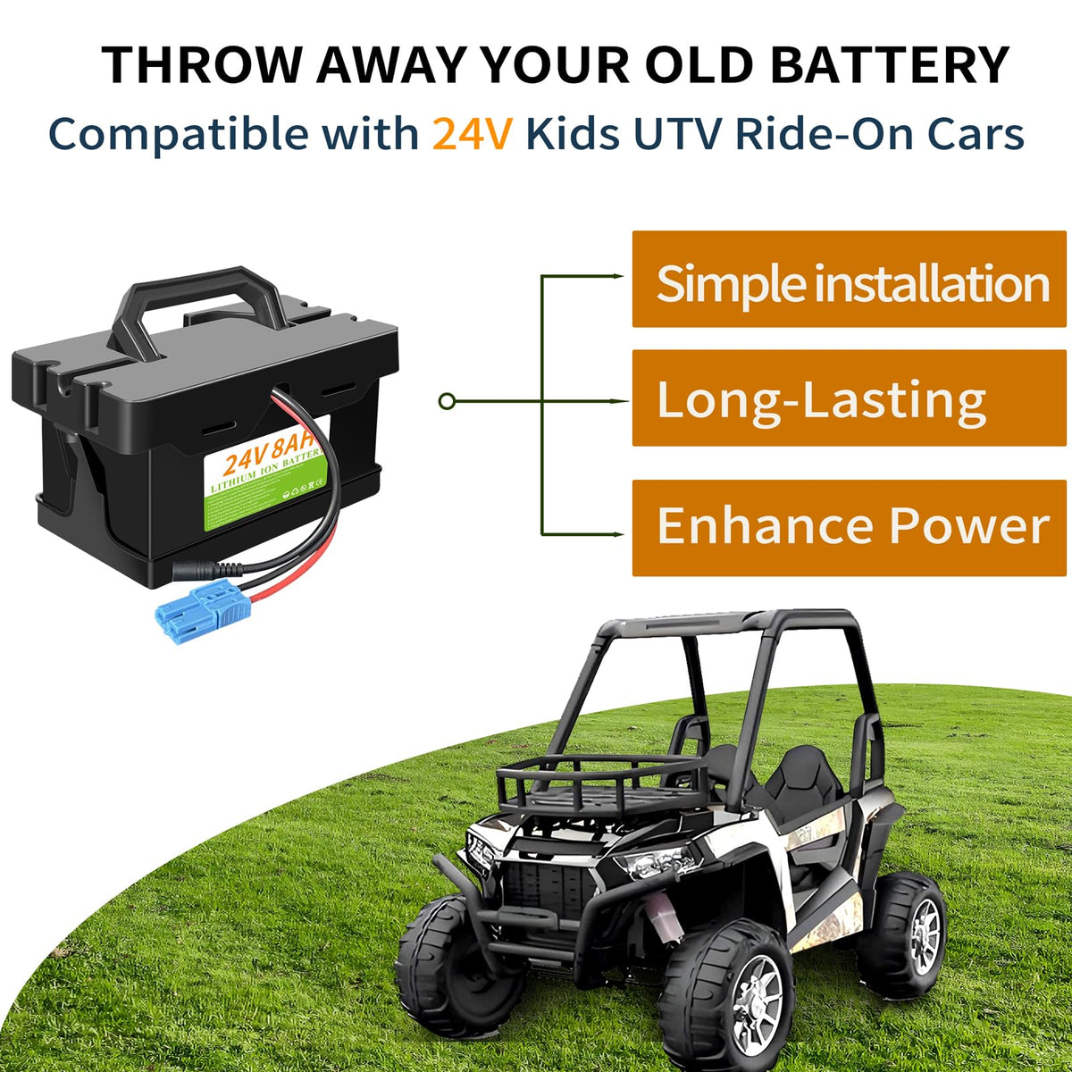 SOLLVIE 2A fast charger next to battery for quicker turnaround between rides