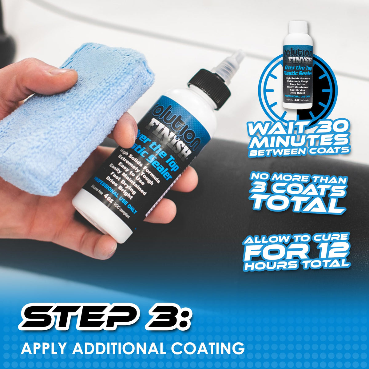 Solution Finish beside a credit card to show compact 4oz scale for storage and portability