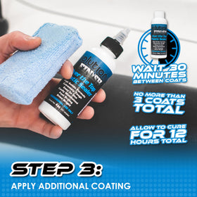 Solution Finish beside a credit card to show compact 4oz scale for storage and portability