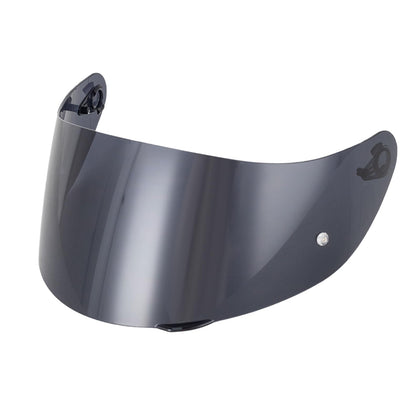 Soman deep smoke visor front view showing tint and full coverage benefit
