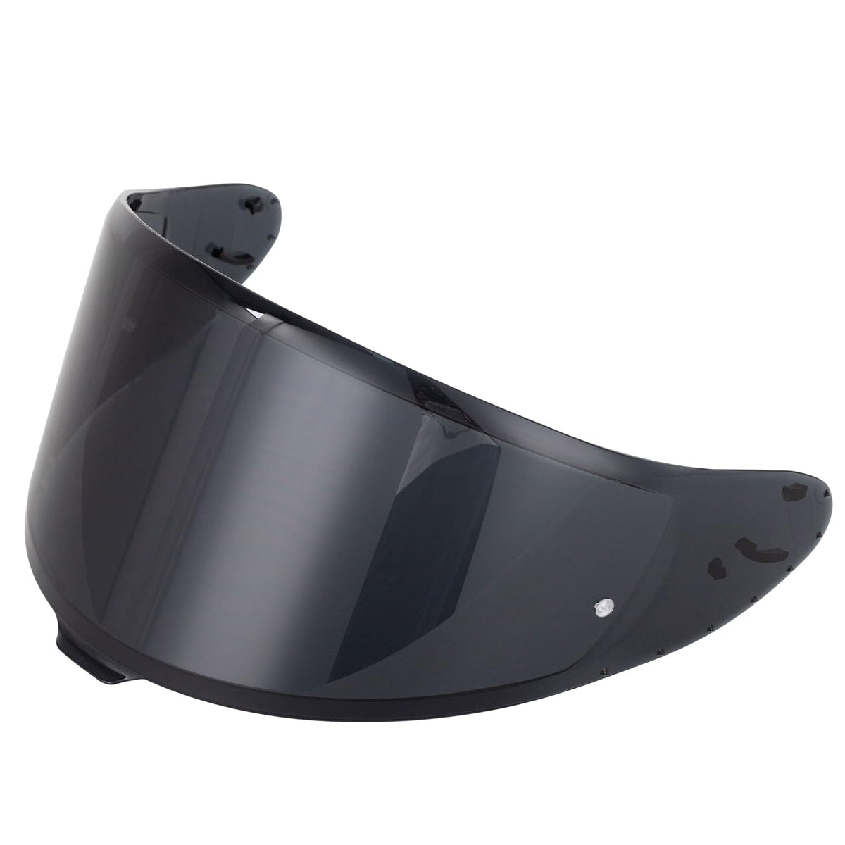 Soman RF-1400 front view of dark smoke visor showing clean fit and improved optics