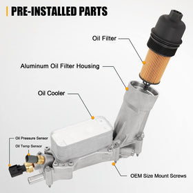 Somusen gaskets and sensors laid out showing included seals for proper installation