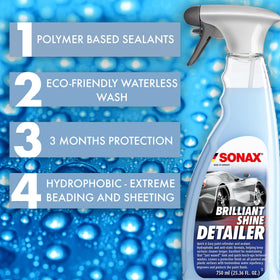 SONAX product texture close-up highlighting thick formula and glossy finish