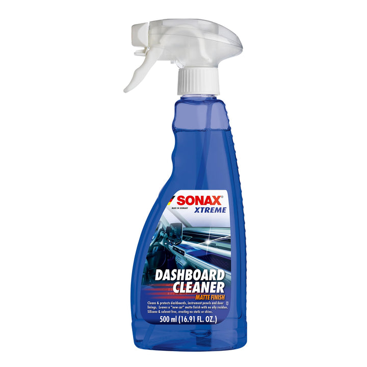 SONAX dashboard cleaner front label showing product and volume for clear identification