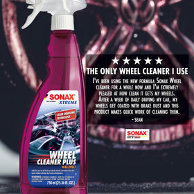 SONAX 5L jug next to a hand showing scale and value for professional use