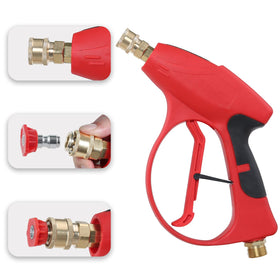 Sooprinse trigger lock close-up for safe, accidental-spray prevention
