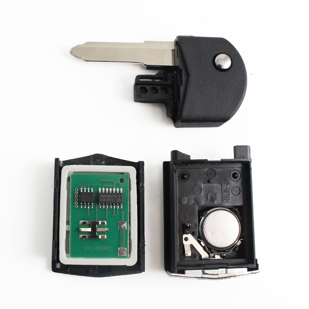 Soovgle packaging and contents showing included keyless entry remote