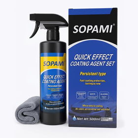 SOPAMI spray bottle front view showing label and ease of use