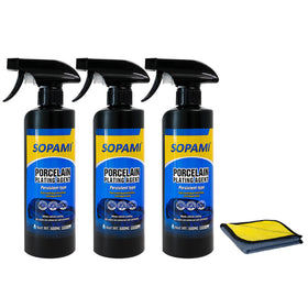 SOPAMI front packaging showing three spray bottles and label, highlights convenience