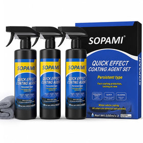 SOPAMI front packaging spray bottle showing product and branding benefits