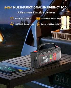 Soramir USB powerbank ports charging a phone on the go
