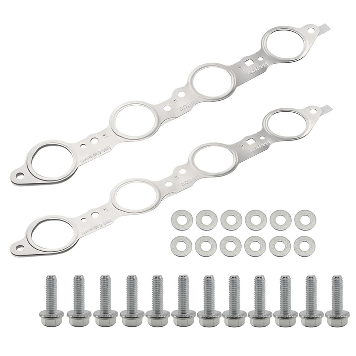 Sorello front packaging showing gasket kit and included bolts for easy replacement