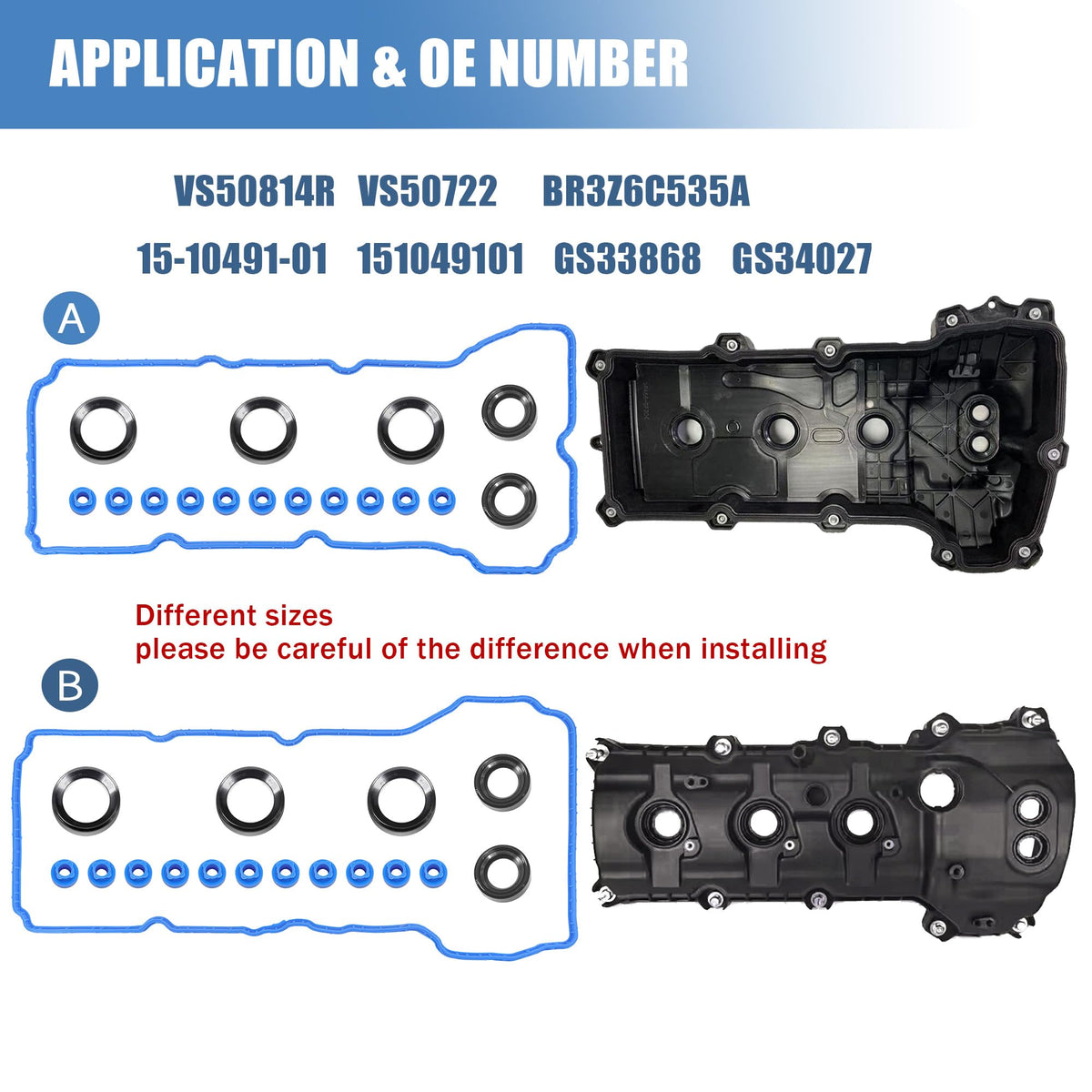 Sorello gasket installed on engine demonstrating leak-free seal and cleaner engine bay