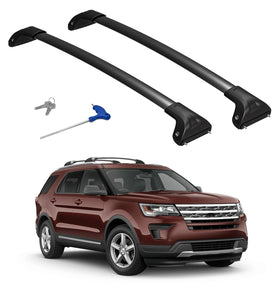 Soruci front bar mounted on Ford Explorer showing fit and stability