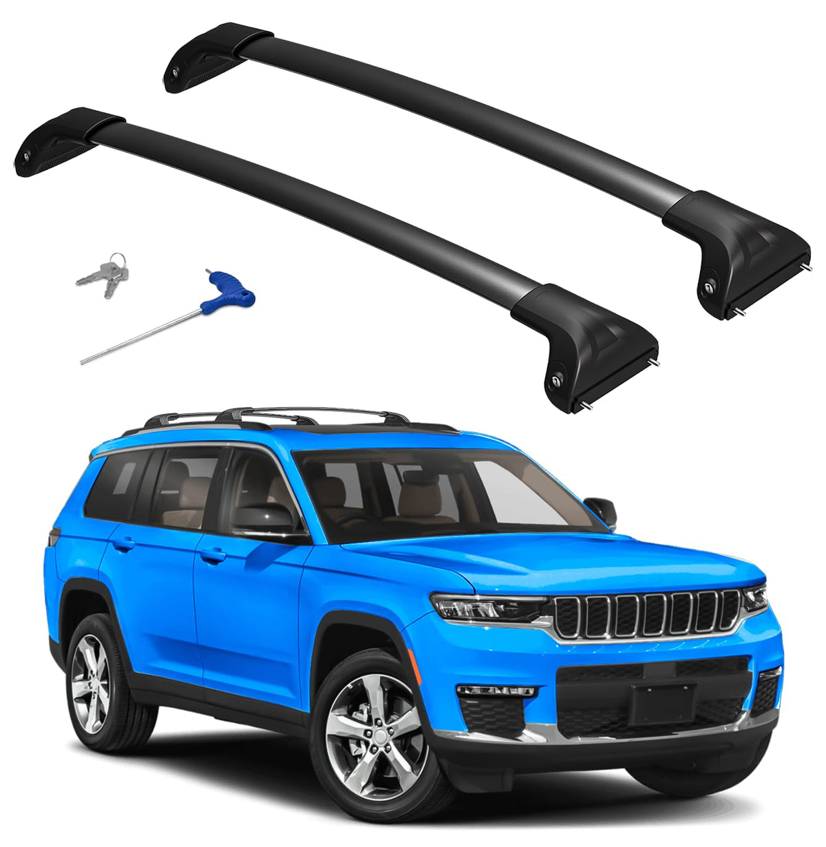 Soruci front view on Jeep Grand Cherokee showing secure cargo benefit