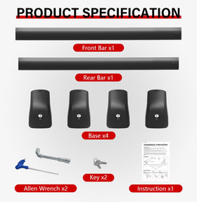 Soruci installation hardware laid out showing easy screwdriver installation