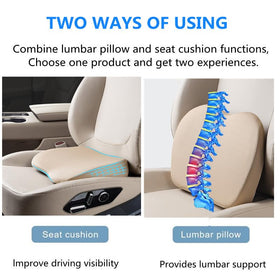 Sothuba non-slip base texture preventing cushion movement while driving