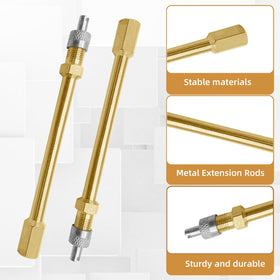 soujkooy 4-inch straight extender detail showing length and secure fit