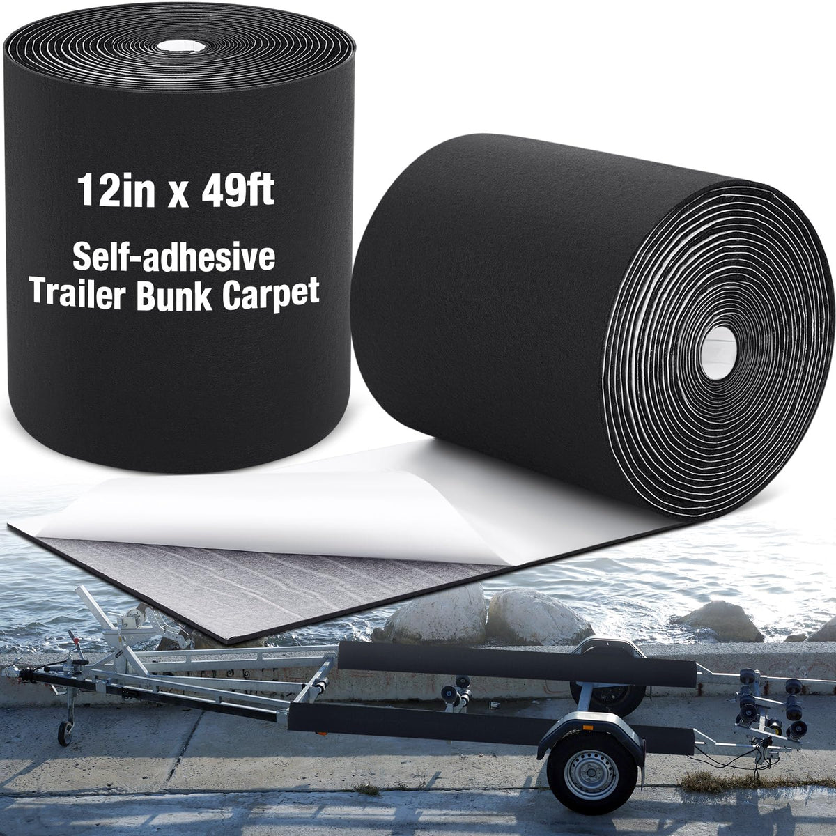 Soulchen front roll packed showing full 12in x 50ft for easy coverage