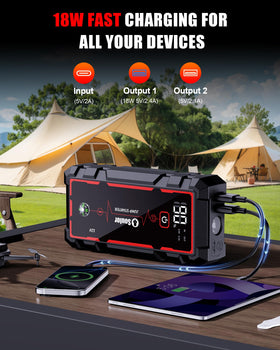 Soulor flashlight in night use demonstrating 600‑lumen visibility advantage