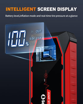 Soulor 600-lumen LED lighting in dark demonstrating bright flashlight and SOS visibility